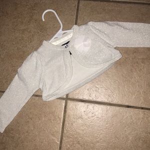 Long sleeve sparkly cover up